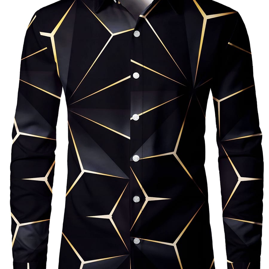 Fashionable And Simple Men’s Long Sleeve Casual Lapel Simple Shirt, Trendy And , Suitable For Dates Celtic & Highland Wear Shop Online at Dubai Trades 2