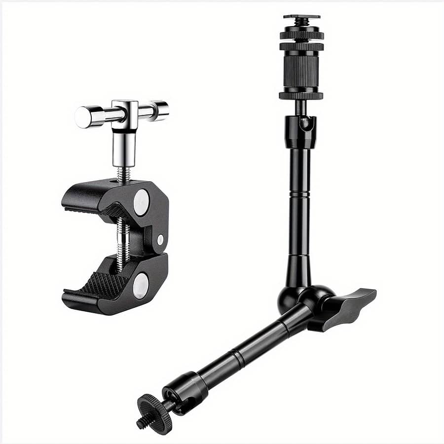 Fomito 11 Inch Articulating Magic Arm + Super Clamp For Dslr Rig Camera To Lcd Monito, Led Video Light Accessories Shop Online at Dubai Trades 2
