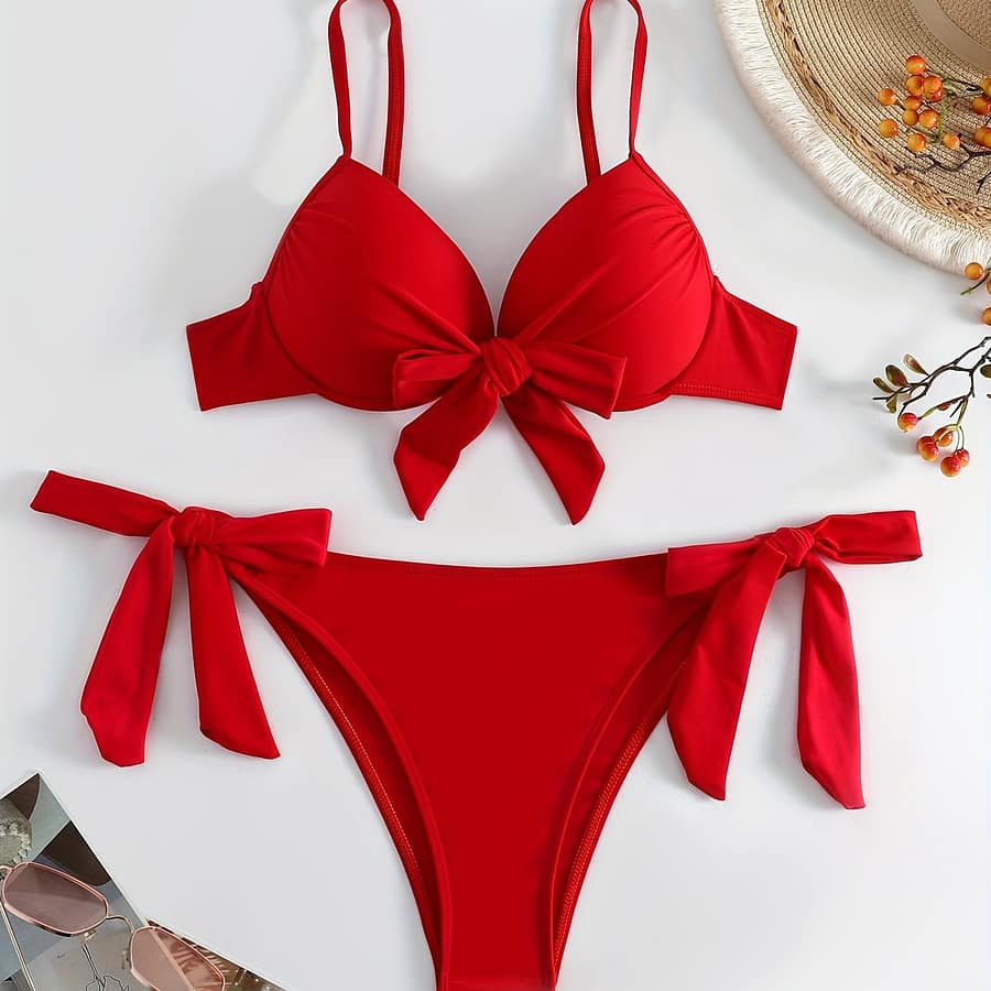 Gathered Hard Bikini Set Bikinis Shop Online at Dubai Trades 2