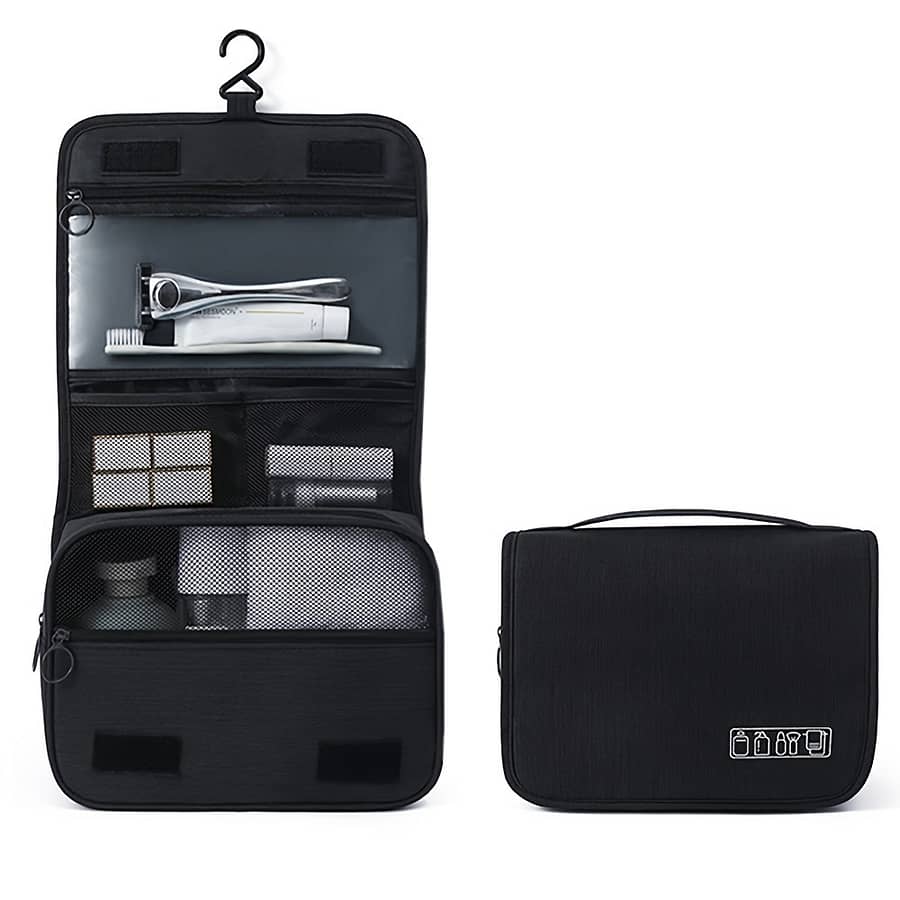 Hanging Toiletry Bag With Multiple Compartments – Lightweight, Foldable, And Fade-resistant Oxford Fabric – Ideal For Men And Women’s Travel Essentials Storage Clothing, Shoes & Jewelry Shop Online at Dubai Trades 2