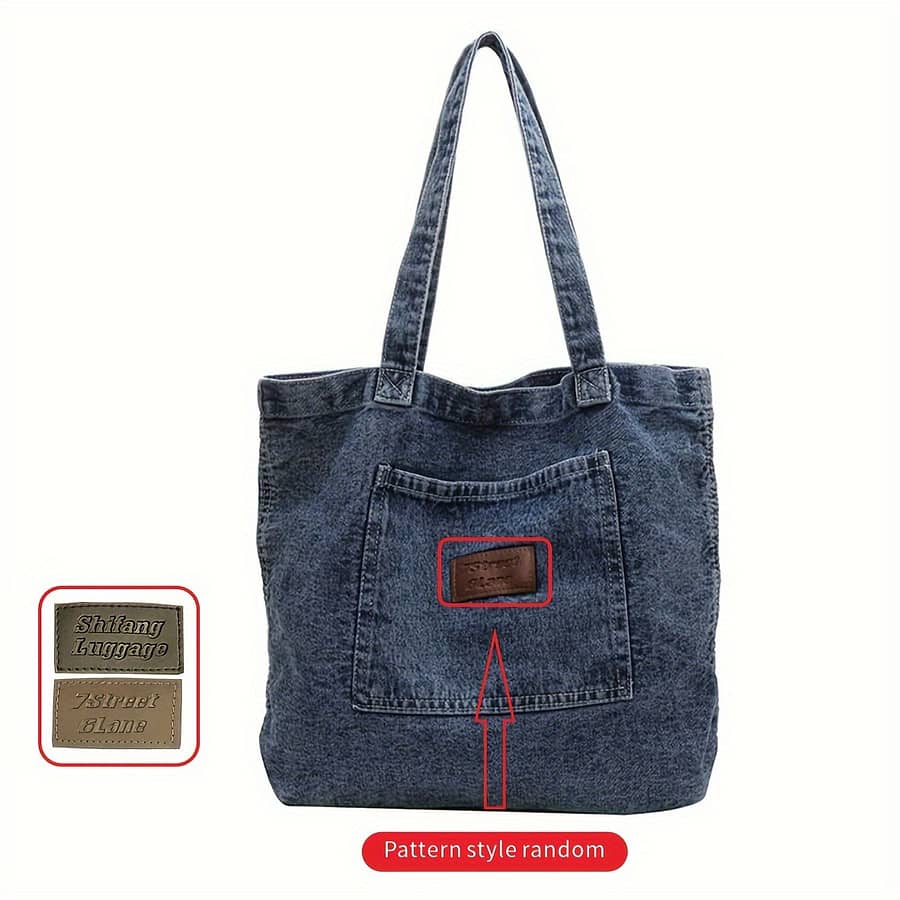 Hot Canvas Shoulder Tote Bag Large Capacity Solid Handbag Clutch Bag Simple Female Commuter Handbag Clothing, Shoes & Jewelry Shop Online at Dubai Trades 2