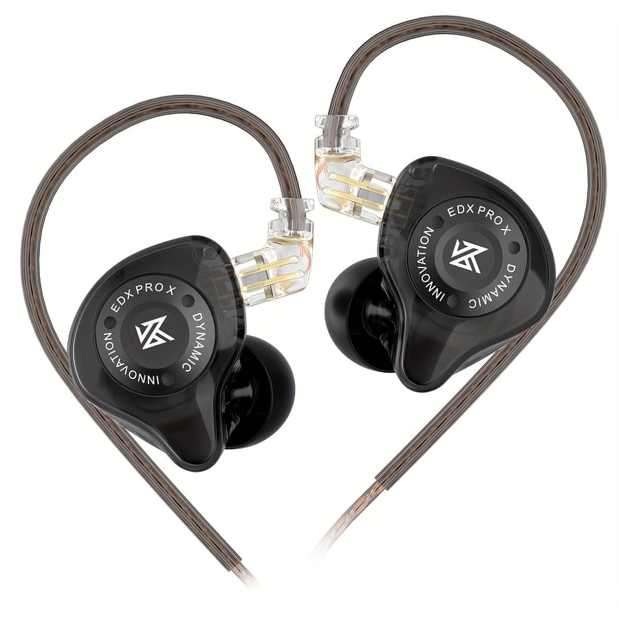 Kz Edx Pro X In-ear Driver Headphones Hifi Bass Music Earplugs Sports Headphones Accessories Shop Online at Dubai Trades 2
