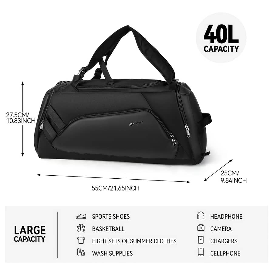 Large Capacity Gym Bag, Short-distance Travel Bag, Dry And Wet Separation Bag, Suitable For Fitness Exercise And Outdoor Travel Clothing, Shoes & Jewelry Shop Online at Dubai Trades 2