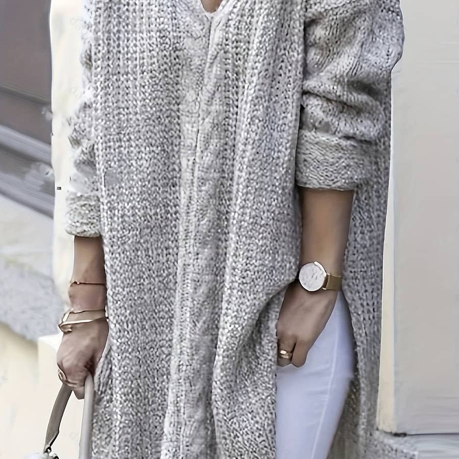 Large Size Women’s Casual V-neck Long Sleeve Pullover Sweater Clothing Shop Online at Dubai Trades 2