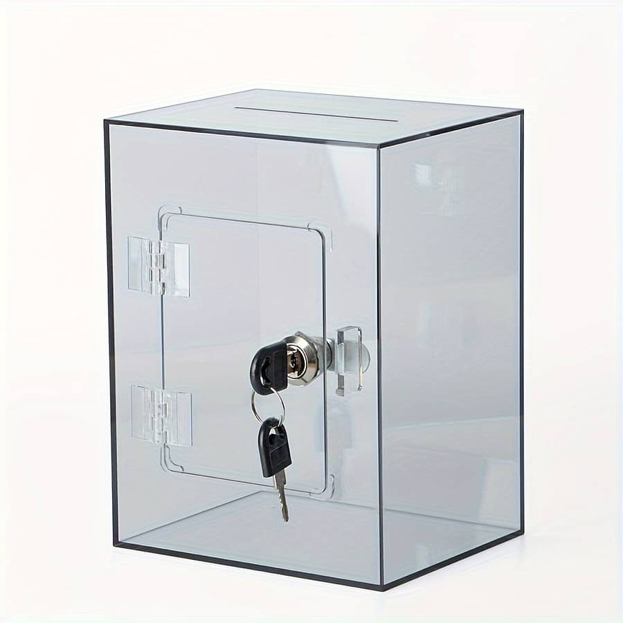 Large Translucent Acrylic Penny Bank For Adults – Money Saving Jar With Lock, Ideal For Cash & Coin Management, Money Holder For Cash Coin Storage & Shipping Boxes Shop Online at Dubai Trades 2