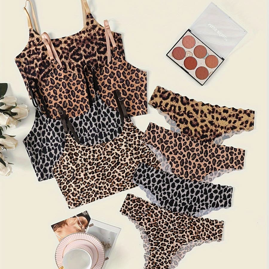 Leopard 4pcs Clothing Shop Online at Dubai Trades 2