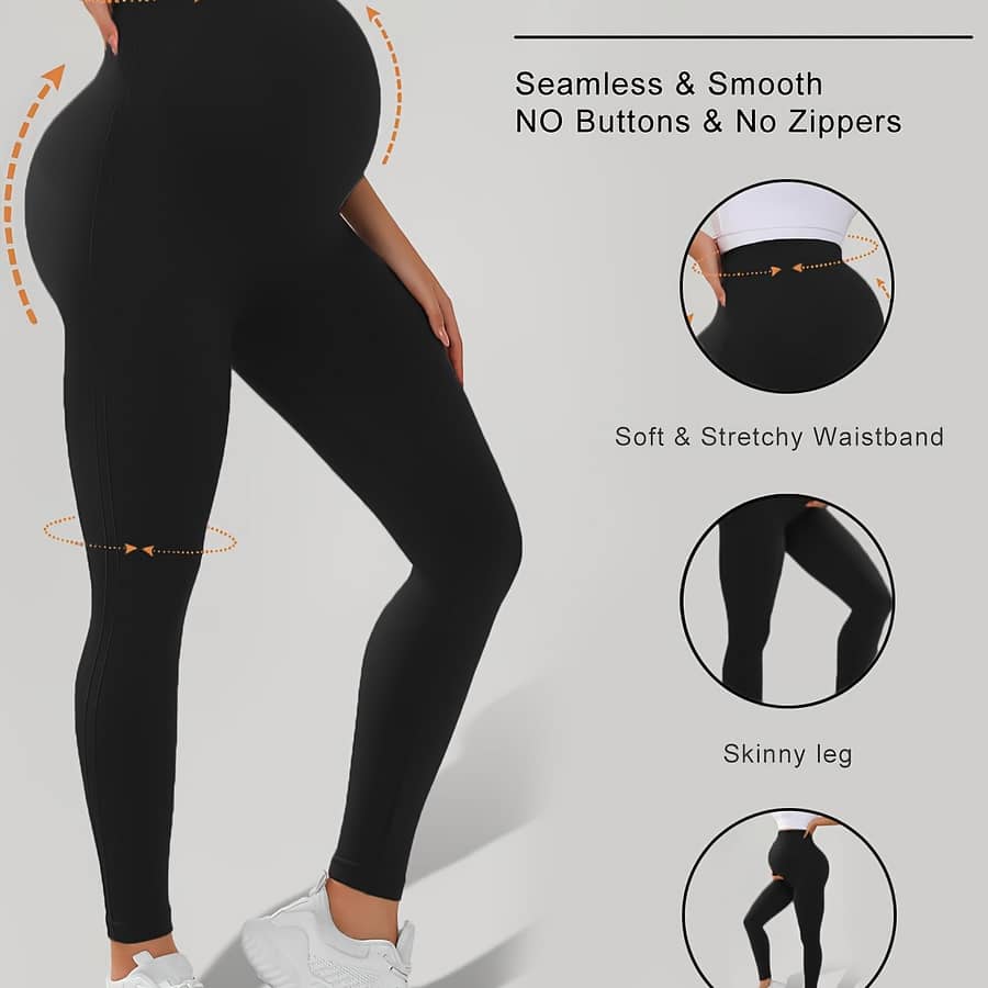 Maternity High Waist Tummy Control Butt Lifting Thigh Slimmer & Breathable Leggings Clothing, Shoes & Jewelry Shop Online at Dubai Trades 2