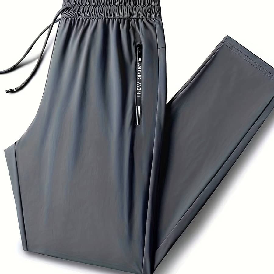 Men’s Activewear Sports Pants, Drawstring Quick Dry Athletic Trousers, Athletic Joggers For Men Summer Autumn Gym Fitness Workout Active Shop Online at Dubai Trades 2