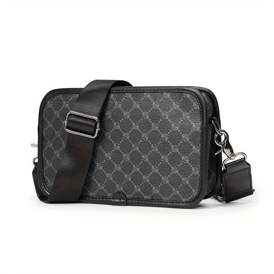 Men’s Casual Korean Style Shoulder Bag, Adjustable Strap Crossbody Sling Bag For Daily Commute, Trendy Small Backpack, Crossbody Bag Clothing, Shoes & Jewelry Shop Online at Dubai Trades 2