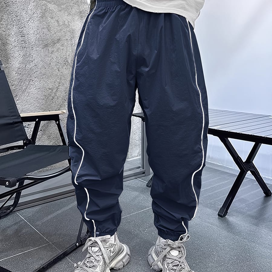 Men’s Casual Loose Fit Joggers, Chic Street Style Sports Pants For Outdoor Activities Active Shop Online at Dubai Trades 2