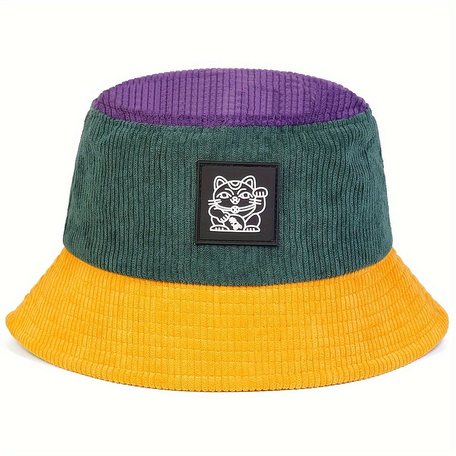 Men’s Maneki Neko Bucket Hat Outdoor Sun Protection Casual Cap For Spring Autumn Travel Beach Party – 100% Polyester Funky Style With Slight Stretch, Hand Wash Only Accessories Shop Online at Dubai Trades 2