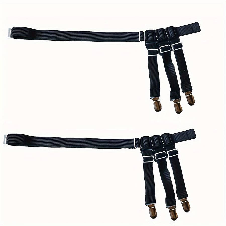 Men’s Shirt Stays For Tucking Shirts, Shirt Garter And Holder Securing Shirt Position For Men 1pair 2pcs Accessories Shop Online at Dubai Trades 2