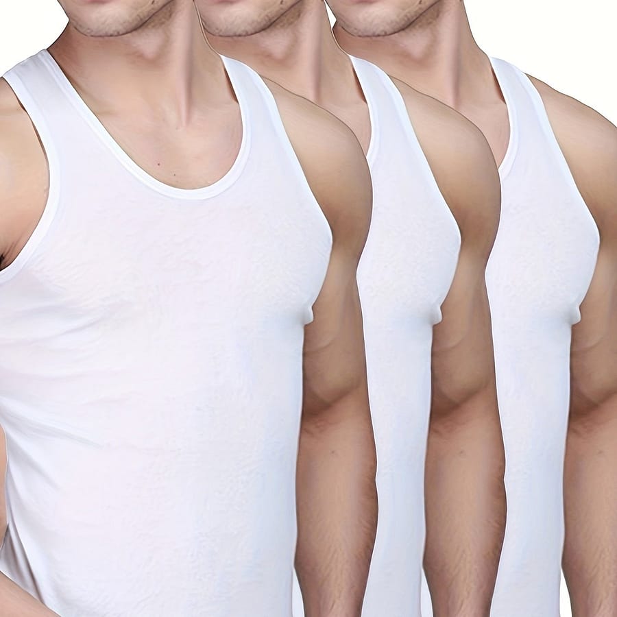 Men’s Slim Fit Casual Vest Set Of 3 Clothing Shop Online at Dubai Trades 2