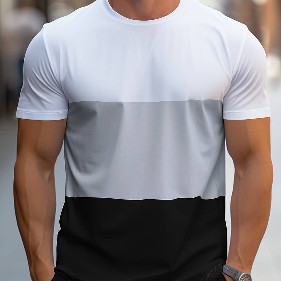 Men’s – T-shirt, Regular Fit For Summer. Clothing Shop Online at Dubai Trades 2