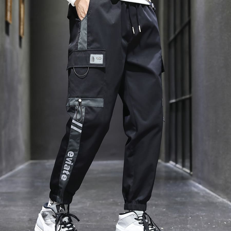 Men’s Trendy Cargo Pants With Multi Pockets, Suitable For Spring And Autumn, Daily And Outdoor Activities Clothing Shop Online at Dubai Trades 2