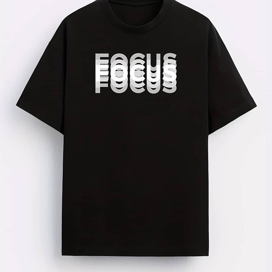 Men’s Trendy Letter Print Shoulder T-shirt Clothing Shop Online at Dubai Trades 2
