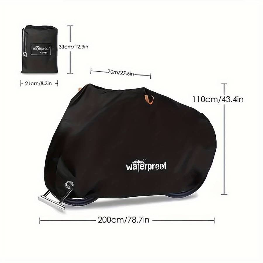 Motorcycle Covers, Heavy Duty 210d Waterproof Uv Protective Tear Proof Motorbike Cover With Safety Cloth Lock Holes Design Accessories Shop Online at Dubai Trades 2