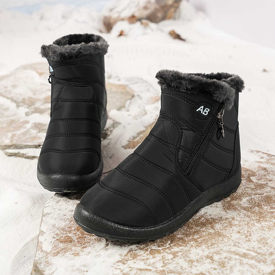 New Winter Warm Women’s Snow Boots With Side Zipper Clothing, Shoes & Jewelry Shop Online at Dubai Trades 2