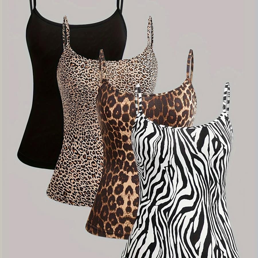 New Women’s Casual Fashion Trendy Versatile Shapewear Backless Women’s Vest Four-piece Set Clothing Shop Online at Dubai Trades 2