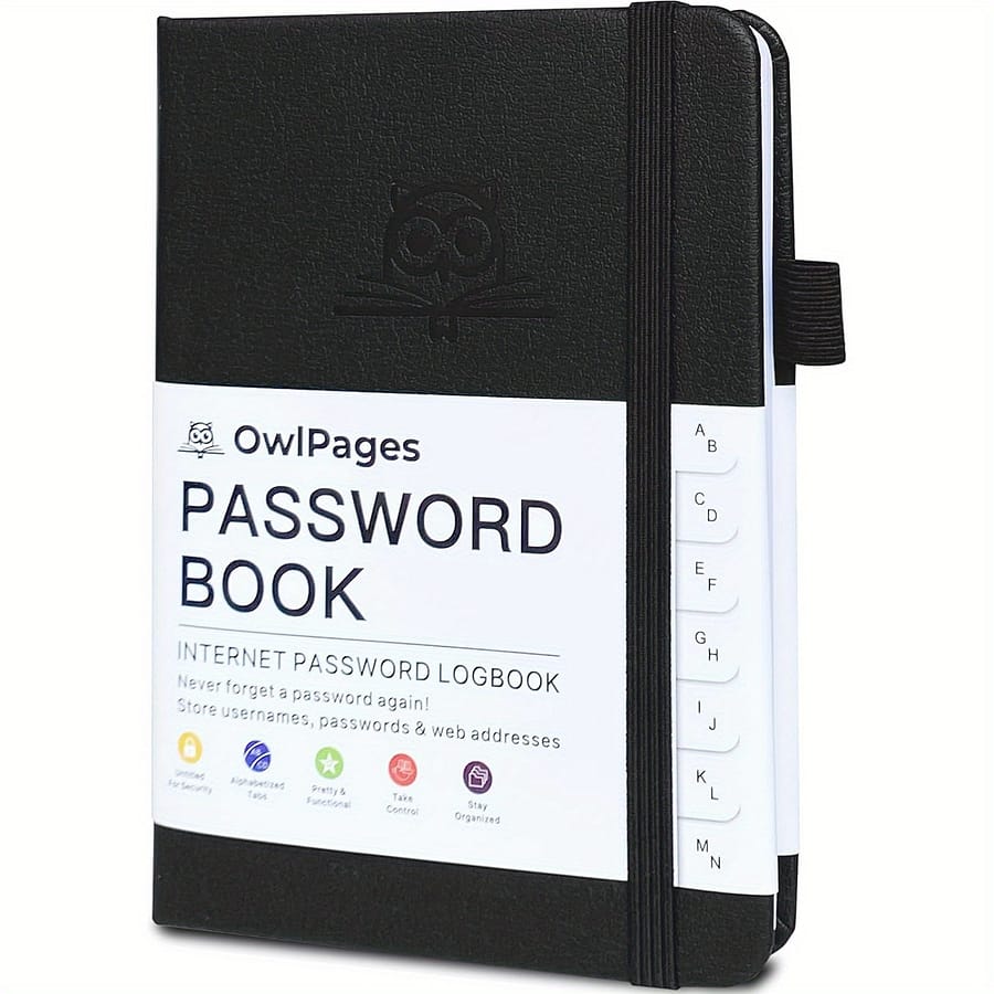 Password Book With Alphabetical Tabs. Hardcover Notebooks For Seniors, Internet Password Logbook Journal, Address Organizer For Computer & Website , Pocket Size Address Books Shop Online at Dubai Trades 2