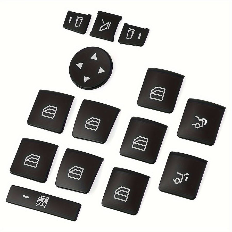 Premium Abs Car Window Lift Button Frame Trim Sticker For – Sleek Black & , , Fits A/b/c/e/////ml/gl/cls Class W176 W246 W204 W212 W166 C117 X156 X204 (2012-2019) Automotive Shop Online at Dubai Trades 2