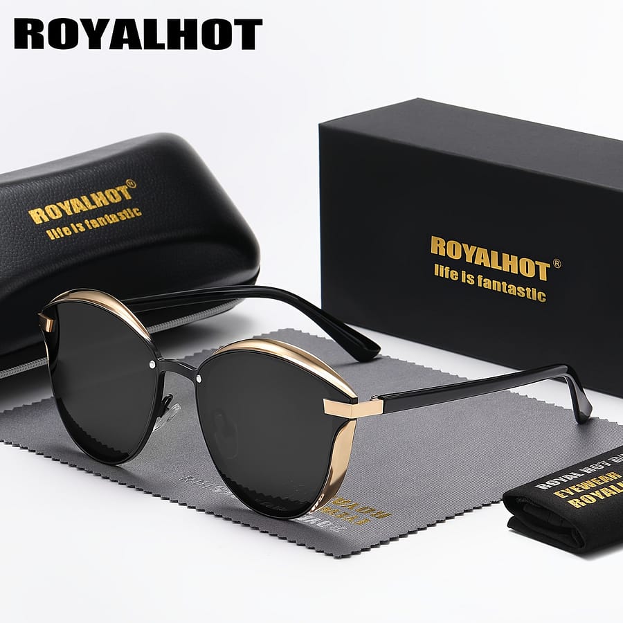Royalhot Polarized Glasses For , Alloy Oval Frame, Abs Lens, Metal & Acetate, , Daily Leisure, Case Included, Uv Protection Eyewear – 900123 Accessories Shop Online at Dubai Trades 2