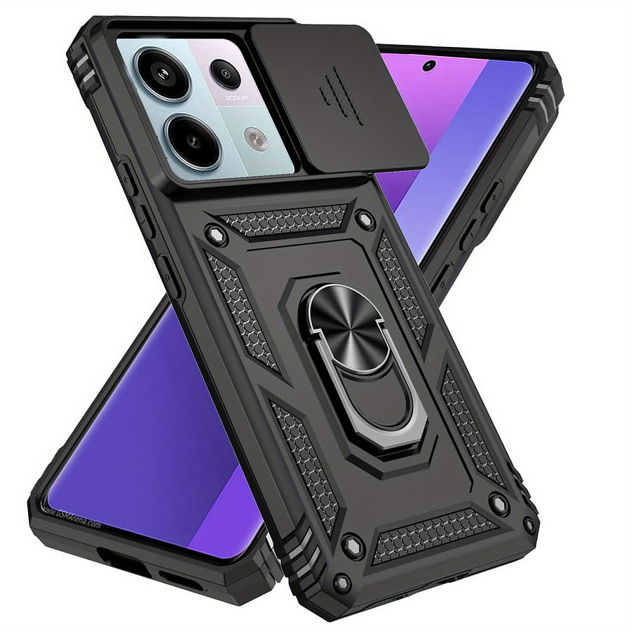 Shockproof Heavy Hard Phone Case With Metal Stand For /13 Pro 5g – Lens Protector Included Basic Cases Shop Online at Dubai Trades 2