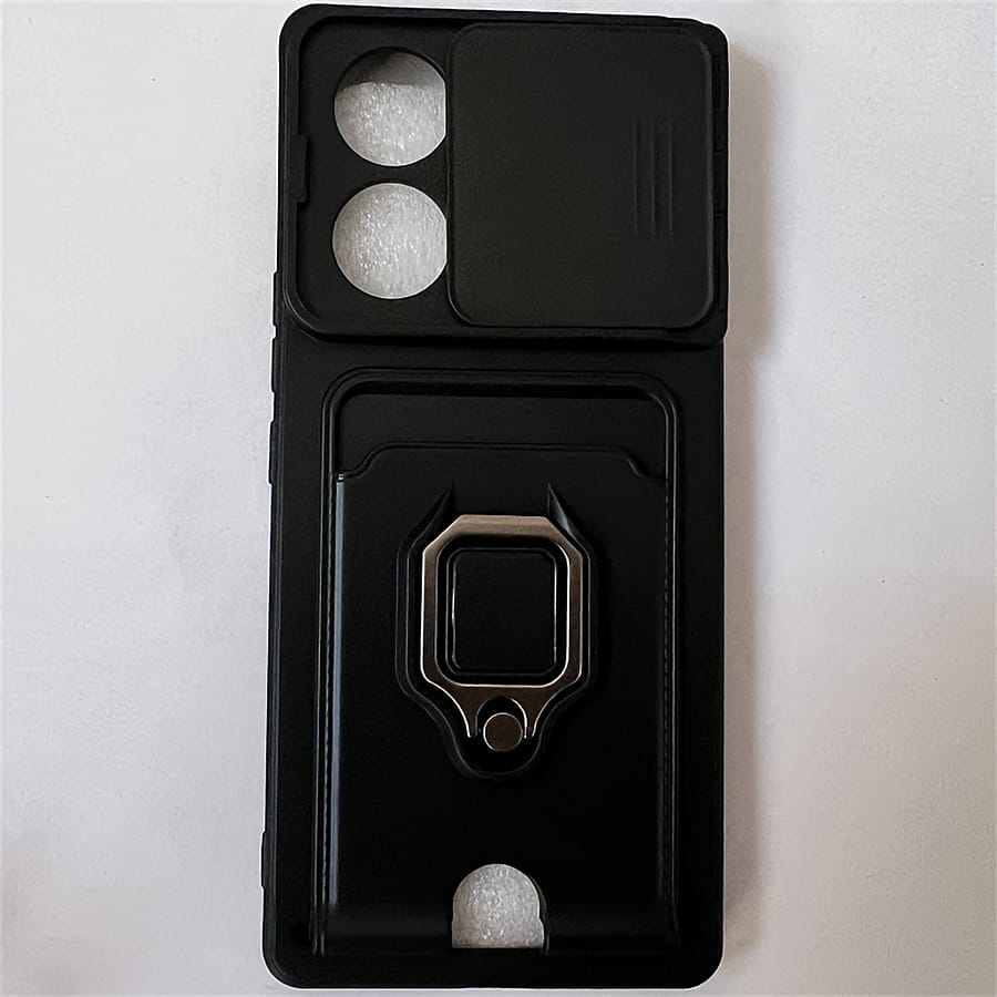 Shockproof Push Window Slide Cover Camera Lens Protector Tpu Phone Case With Ring Holder And Card Slot For Infinix Note 40 Pro/pro+ 5g Cases, Holsters & Sleeves Shop Online at Dubai Trades 2