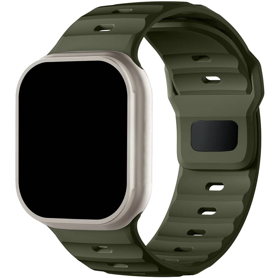 Silicone Watch Band Compatible With Watch /ultra, Strap For Iwatch Series Se/10/9/8/7/6/5/4/3/2/1, Water-resistant Wristband, Durable And Skin-friendly – Multiple Models And Sizes Electronics Shop Online at Dubai Trades 2