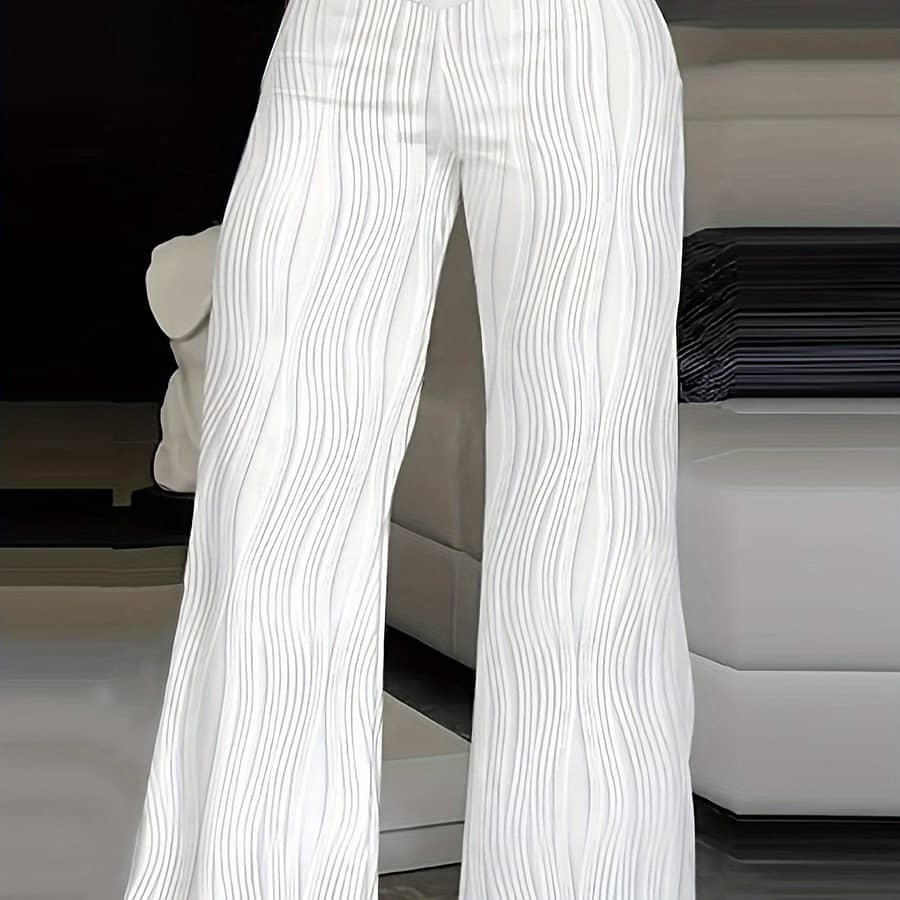 Solid Color Wide Leg Pants, Y2k High Waist Loose Pants For , Women’s Clothing Clothing Shop Online at Dubai Trades 2