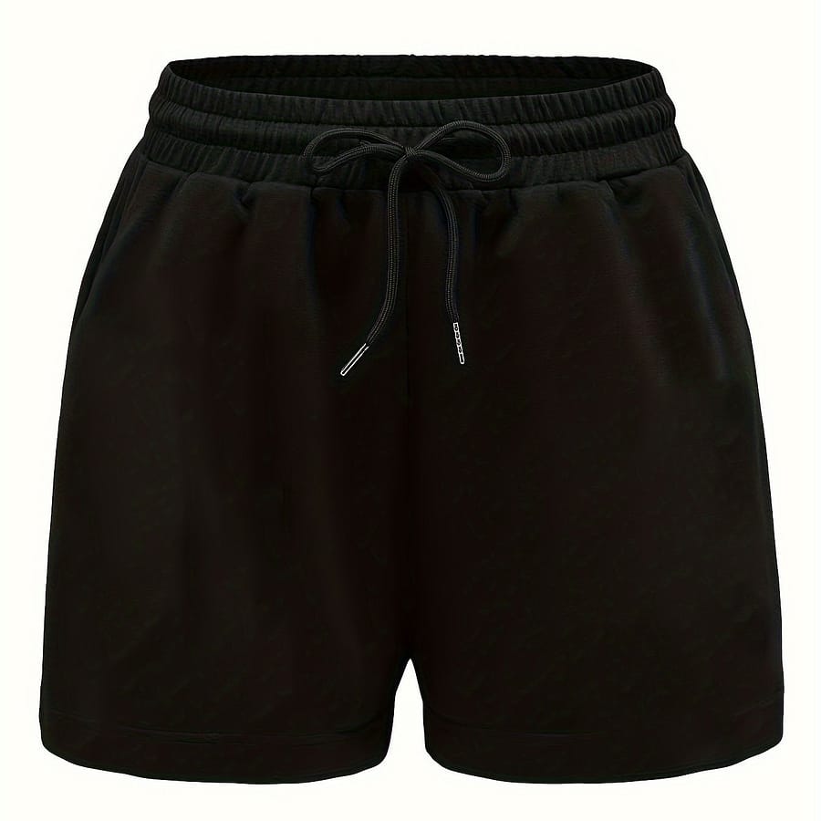 Solid Drawstring Shorts, Casual Waist Shorts For , Women’s Clothing Clothing Shop Online at Dubai Trades 2