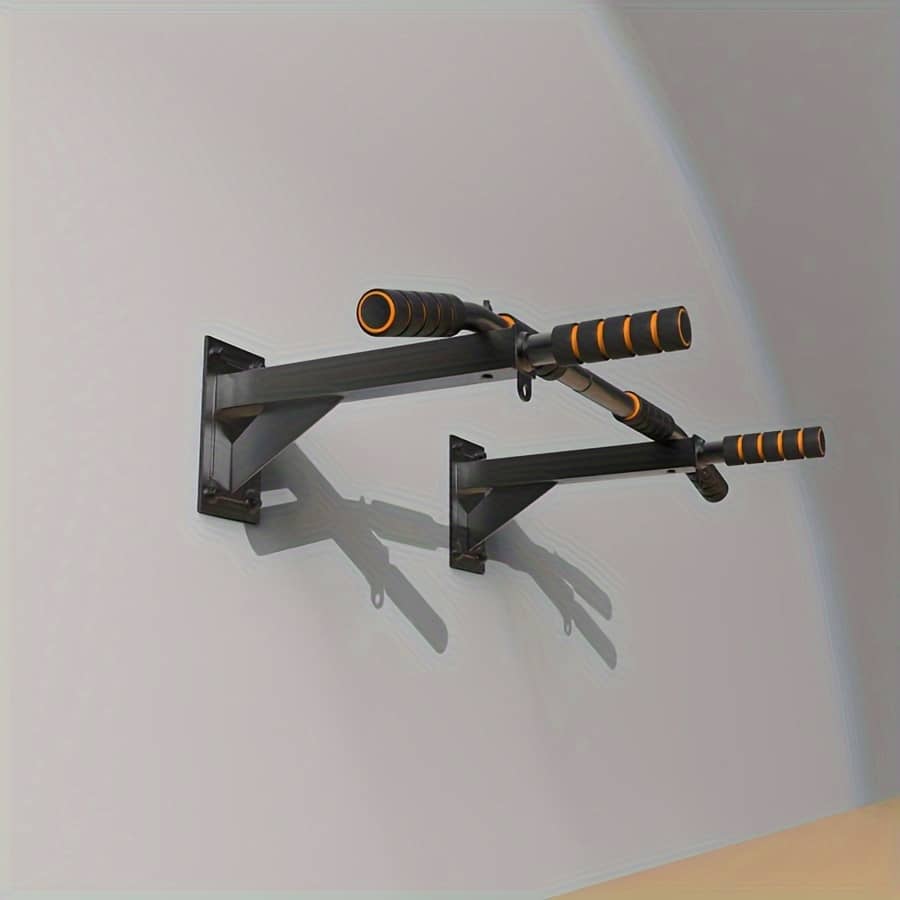Stainless Steel Wall-mounted Pull-up Bar – Indoor Fitness & Training Equipment For Home Use Exercise & Fitness Shop Online at Dubai Trades 2