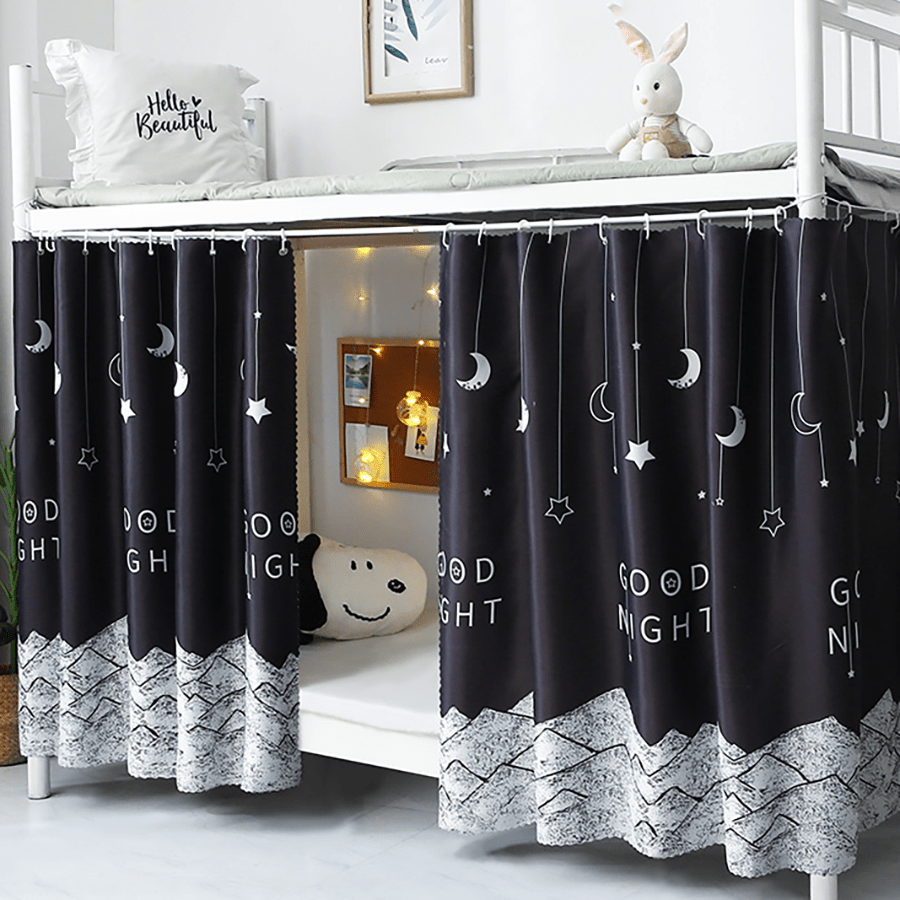 Starry Curtain – 1pc, Blackout Dorm Room Window Divider, Polyester, Machine Washable, Mixed Colors Bed Canopies & Drapes Shop Online at Dubai Trades 2