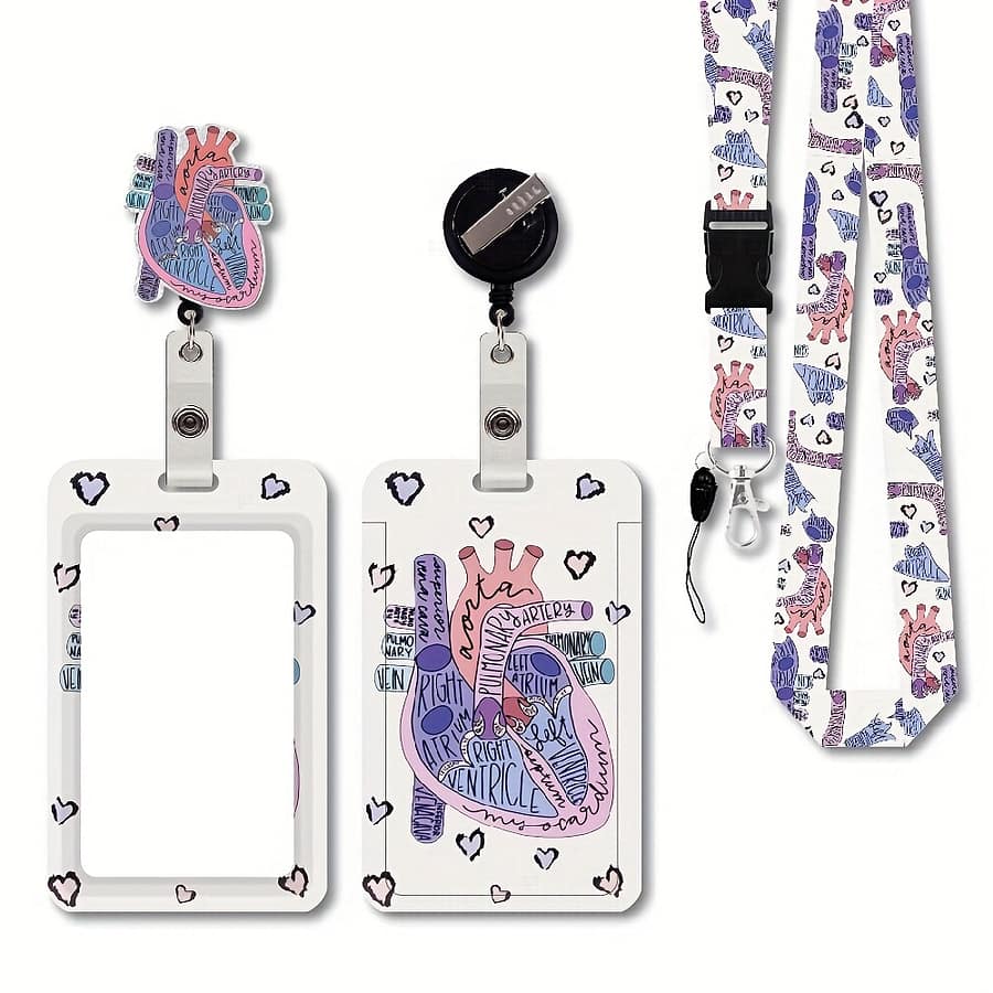 Sturdy, Breakaway Retractable Lanyard With Rotatable Clip & Id Badge Holder – Durable Plastic, Ideal For Nurses, Teachers, Students & Office Professionals Badge Lanyards Shop Online at Dubai Trades 2