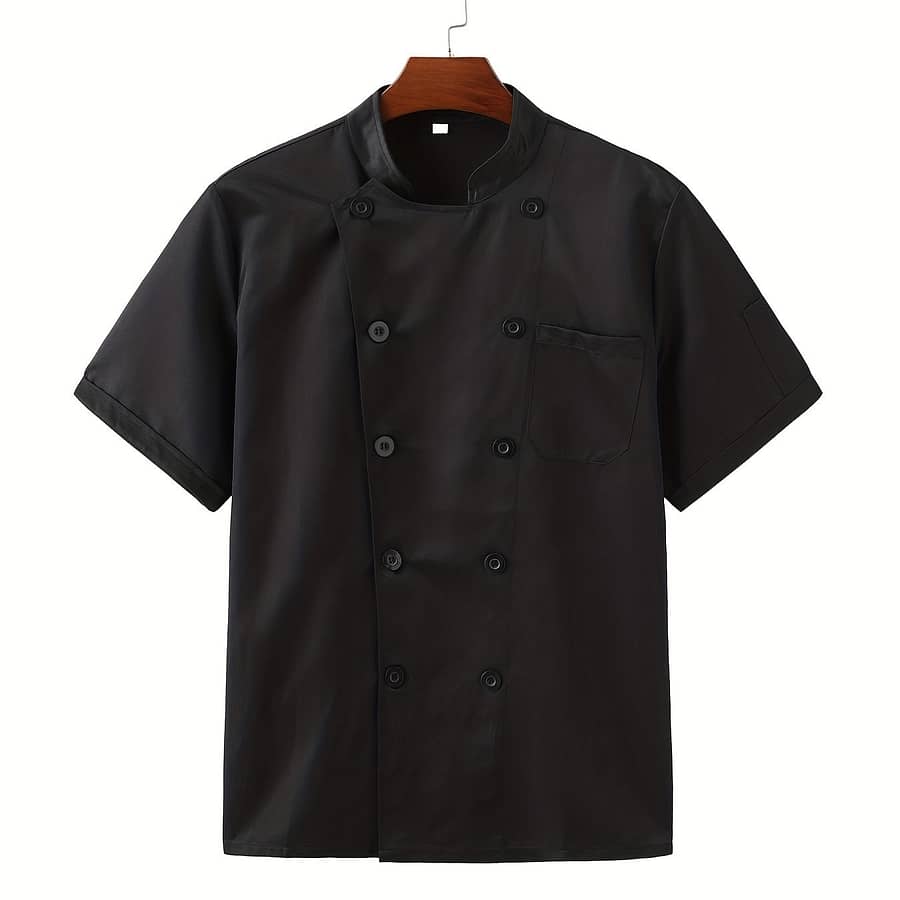 Chef Work Clothes, Men’s Short Sleeve Baking Clothing Chef Jackets Shop Online at Dubai Trades 2