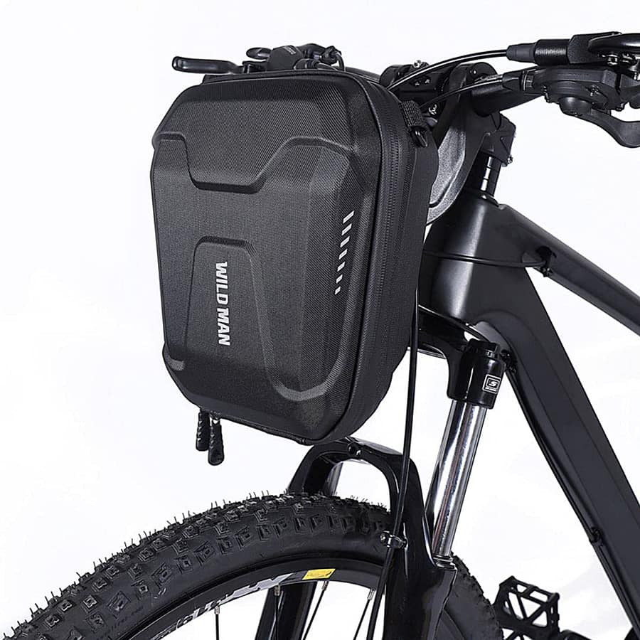 Wild For Man Quick Release 3l Hard Shell Scooter Storage Bag Kick Scooter Folding Bike Handlebar Bag Mtb Bike Travel Cases Shop Online at Dubai Trades 2