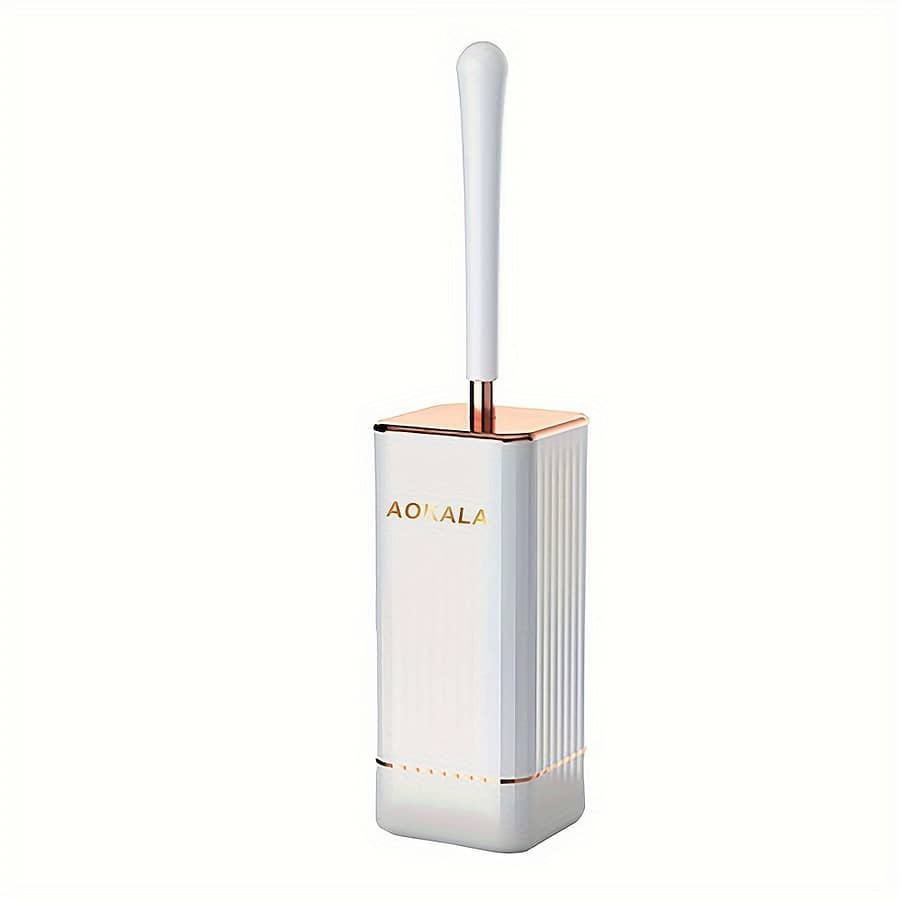 Toilet Brush And Holder Silicone Toilet Bowl Brush Set Long Handle Cleaning Deep Cleaning Halloween, Christmas Decorations Bath Shop Online at Dubai Trades 2