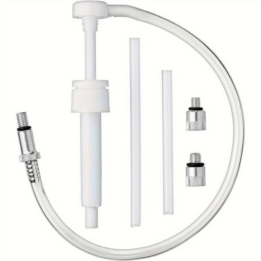 Transfer Pump For Quart Bottles With Metal Swivel, Flexible Hose, And Outboard Adapters (8mm/10mm) – Non-for Penta Compatible Automotive Shop Online at Dubai Trades 2