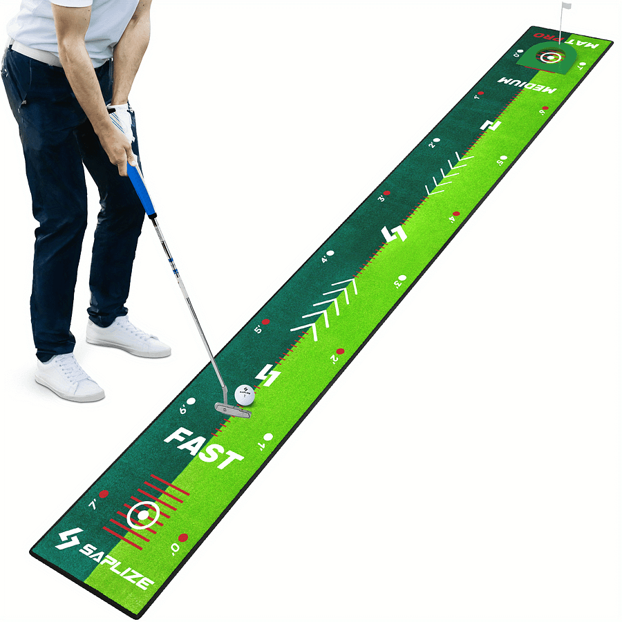 Two-speed Golf Putting Practice Mat, Anti-slip Backing Golf Putting Green For Indoor/outdoor Golf Shop Online at Dubai Trades 2