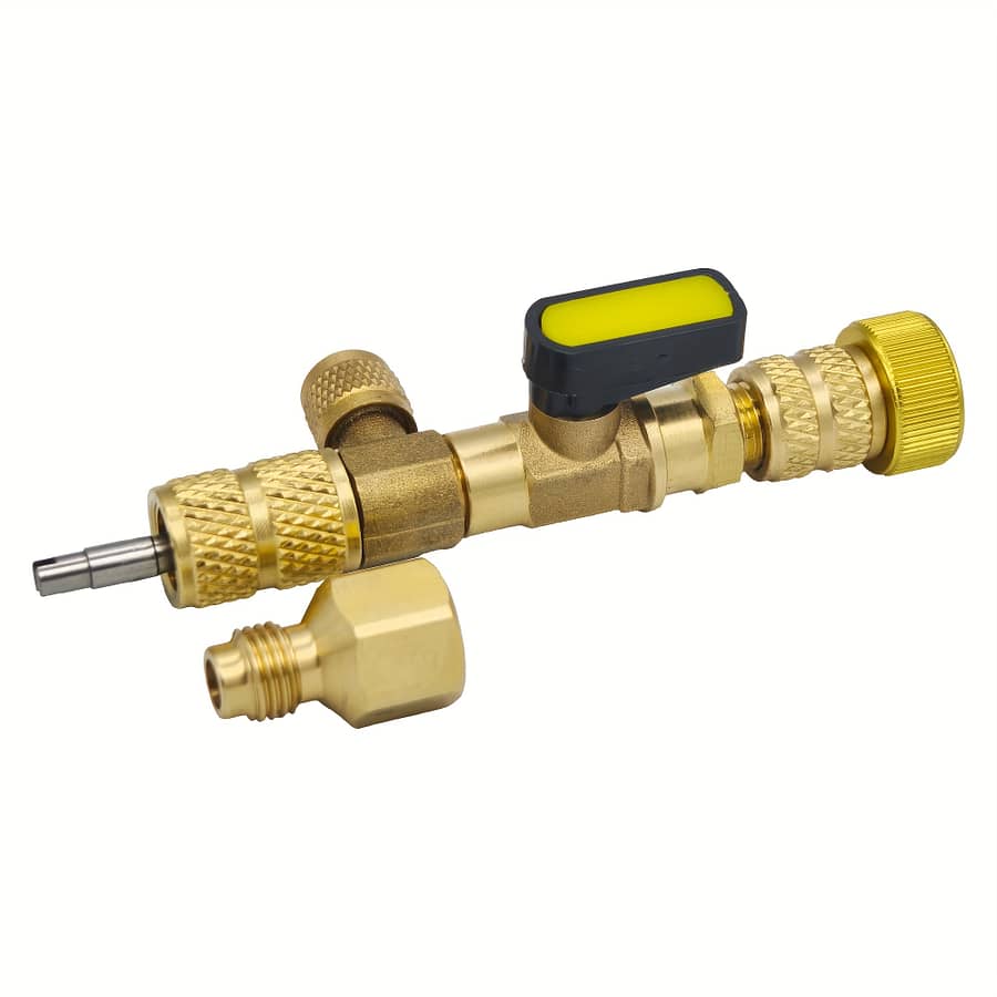 Valve Core Removal And Installation Tool, Featuring Dual Size Sae 1//16 Ports, Designed For Hvac R32 R410a Refrigeration Air Conditioning Repair. Air Conditioning Line Repair Tools Shop Online at Dubai Trades 2