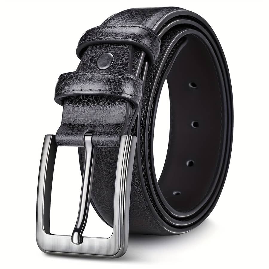 Versatile Men’s Buckle Leather Belt, Denim Pants Belt For Youth, Middle-aged, And Elderly Men’s Casual Wear Accessories Shop Online at Dubai Trades 2