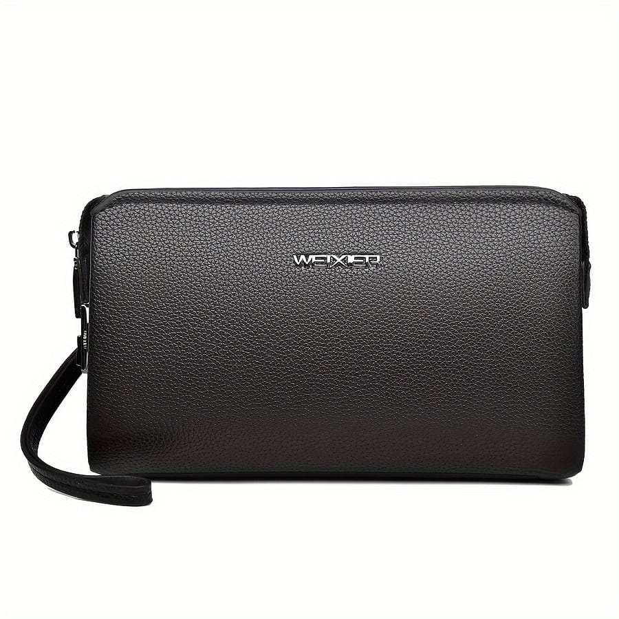 Weixier Men’s Fashion Clutch Wallet – Pu, Multi-compartment With Wrist Strap, Large Capacity, Stylish & Portable For Work, School, Travel & Shopping Clothing, Shoes & Jewelry Shop Online at Dubai Trades 2