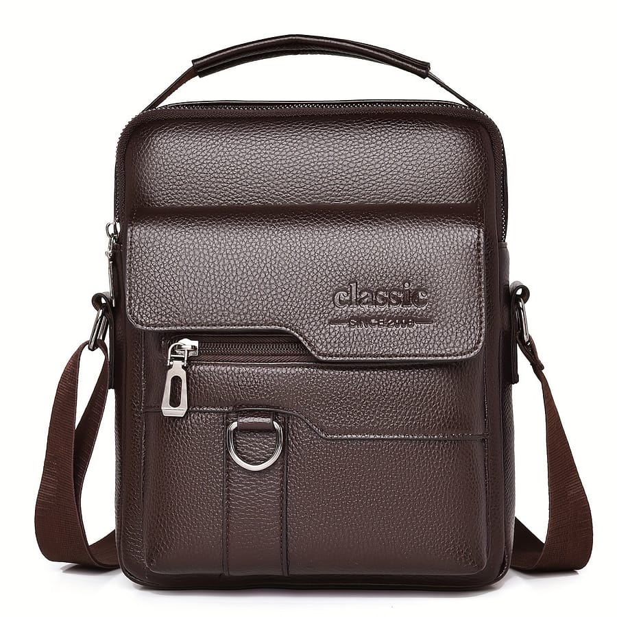 Weixier Men’s Vintage Shoulder Bag – Sleek Bag With Multiple Compartments, Detachable Strap, Office Or Casual Use, Valentine’s Day Gift For Husband Or Boyfriend, Crossbody Bag Clothing, Shoes & Jewelry Shop Online at Dubai Trades 2