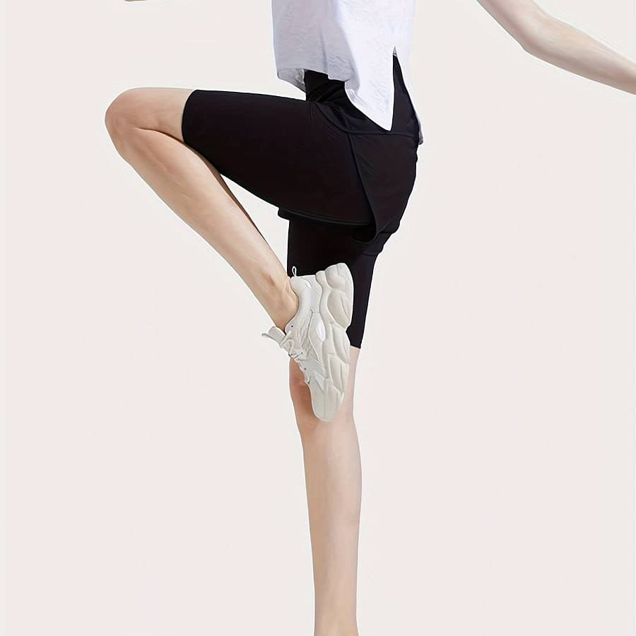 Women’s Athletic Shorts Quick-dry Casual High-elastic Breathable Sports Shorts For Gym, Running, And Yoga – Summer Fitness Solid Color Shorts Clothing Shop Online at Dubai Trades 2