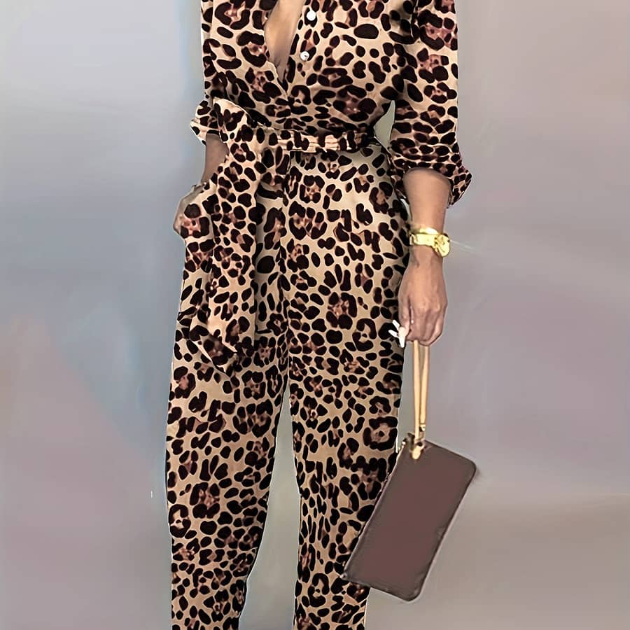 Women’s Casual Long Sleeve Romper With Floral Print, Polyester Fabric, Relaxed Fit, Spring And Summer Outing Clothing Shop Online at Dubai Trades 2