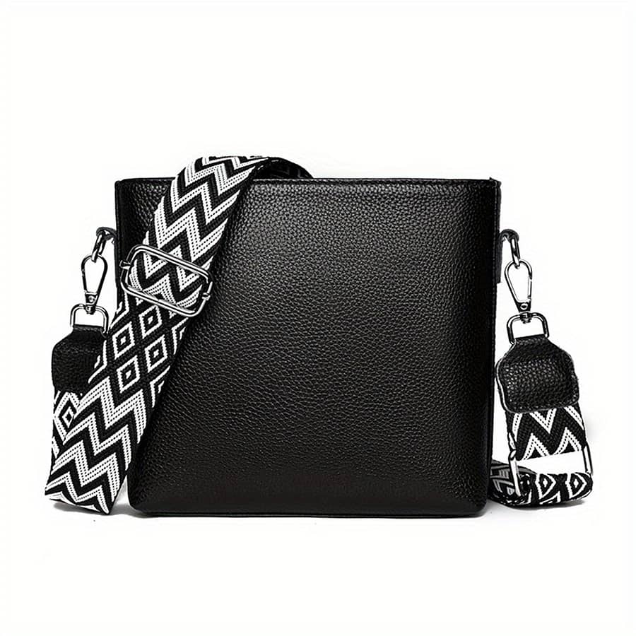 Women’s Leather Crossbody Shoulder Bag, Solid Satchel Purse, Casual Fashion Accessory With Zipper Closure And Polyester Lining For Various Clothing, Shoes & Jewelry Shop Online at Dubai Trades 2