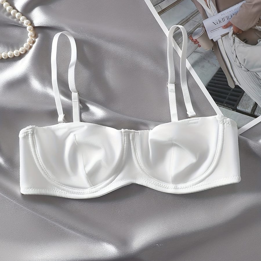 Women’s Underwire Bralette – Comfortable Thin Design With Uplifting Support, Front Closure & Adjustable Straps, Solid Red Casual Casual Attire Bras Shop Online at Dubai Trades 2