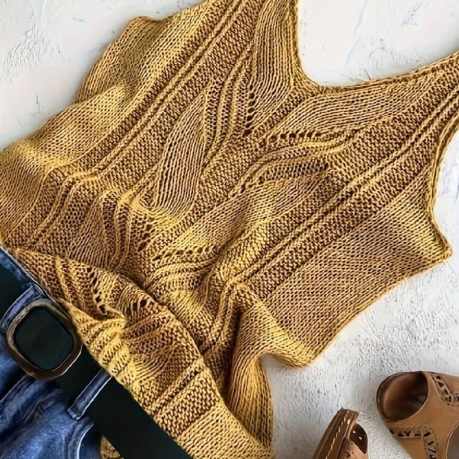 Women’s V-neck Knitted Tank Top – Sleeveless, Summer Casual, Multiple Colors Available, Acrylic, Hand Wash Or Clothing Shop Online at Dubai Trades 2