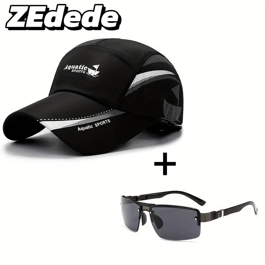 Zedeede 2-pack Baseball Caps: Ultra-fast Drying, Adjustable, Breathable, Active Outdoor Activities – Fishing, Hiking, Camping, And More Accessories Shop Online at Dubai Trades 2
