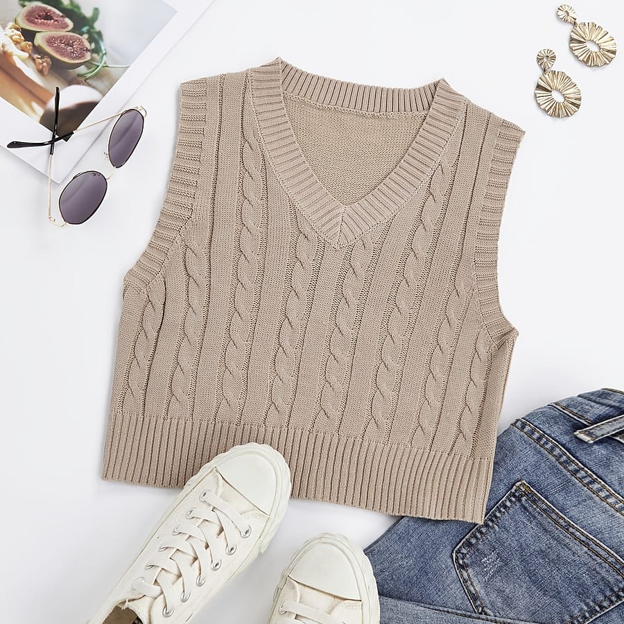 Zhenzhi Sweater Vest Vest Female Clothing Shop Online at Dubai Trades 2